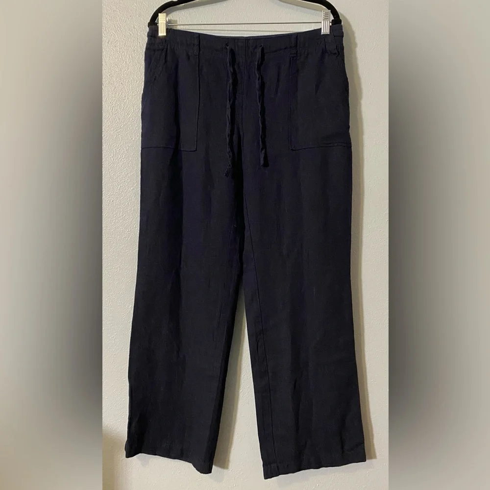 Alexander Jordan Linen-Viscose Blend Pants with Adjustable Drawstring